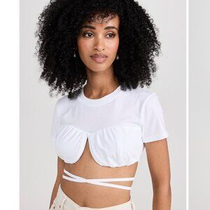 JACQUEMUS White Le Chouchou Le Baci T-shirt In 100 White (Size XS)